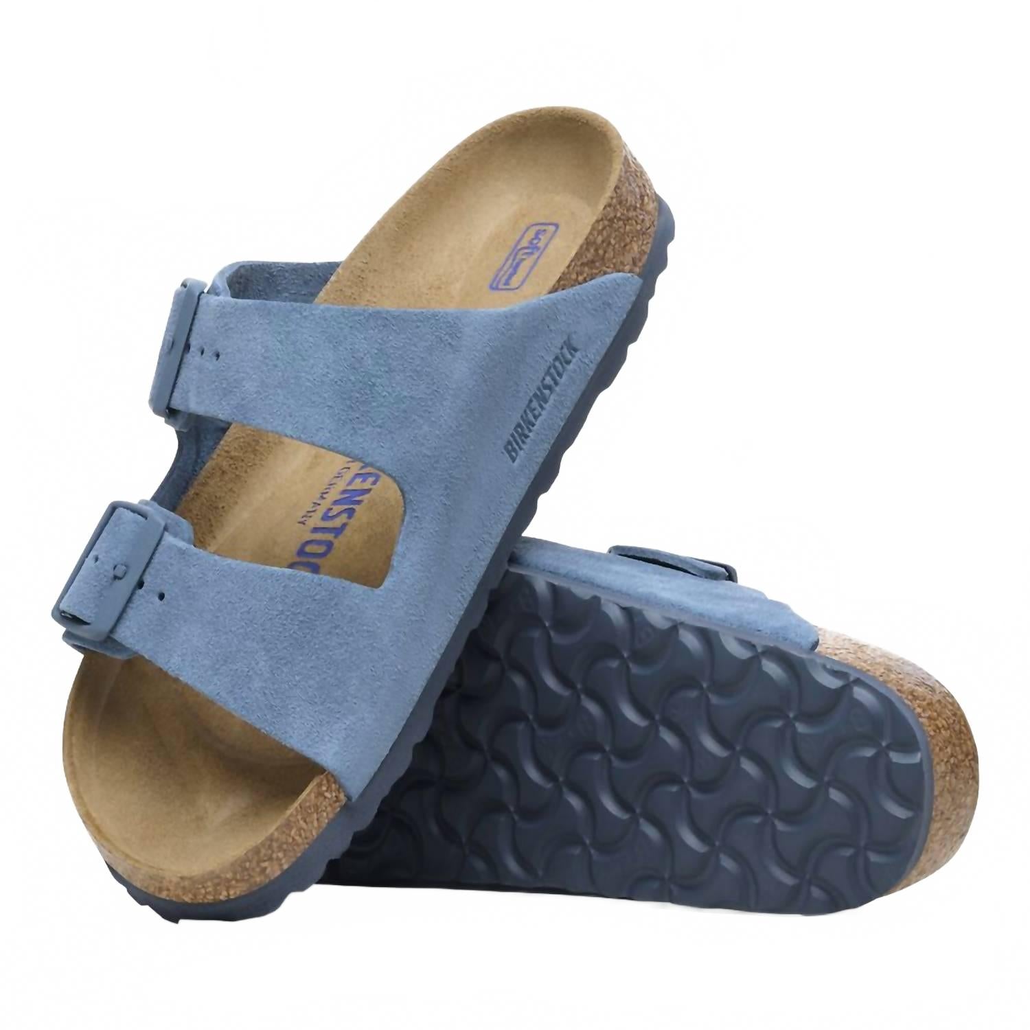 Women's Arizona Sandal In Suede/elemental Blue