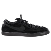 Nike x COMME des GARCONS Blazer Low Top Sneakers in Black Suede