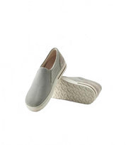 Women's Oswego Canvas Suede Slip-On Shoe In Whale Gray
