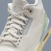 Men's Retro Jordan 3 Sneaker In Pastel Green/pink