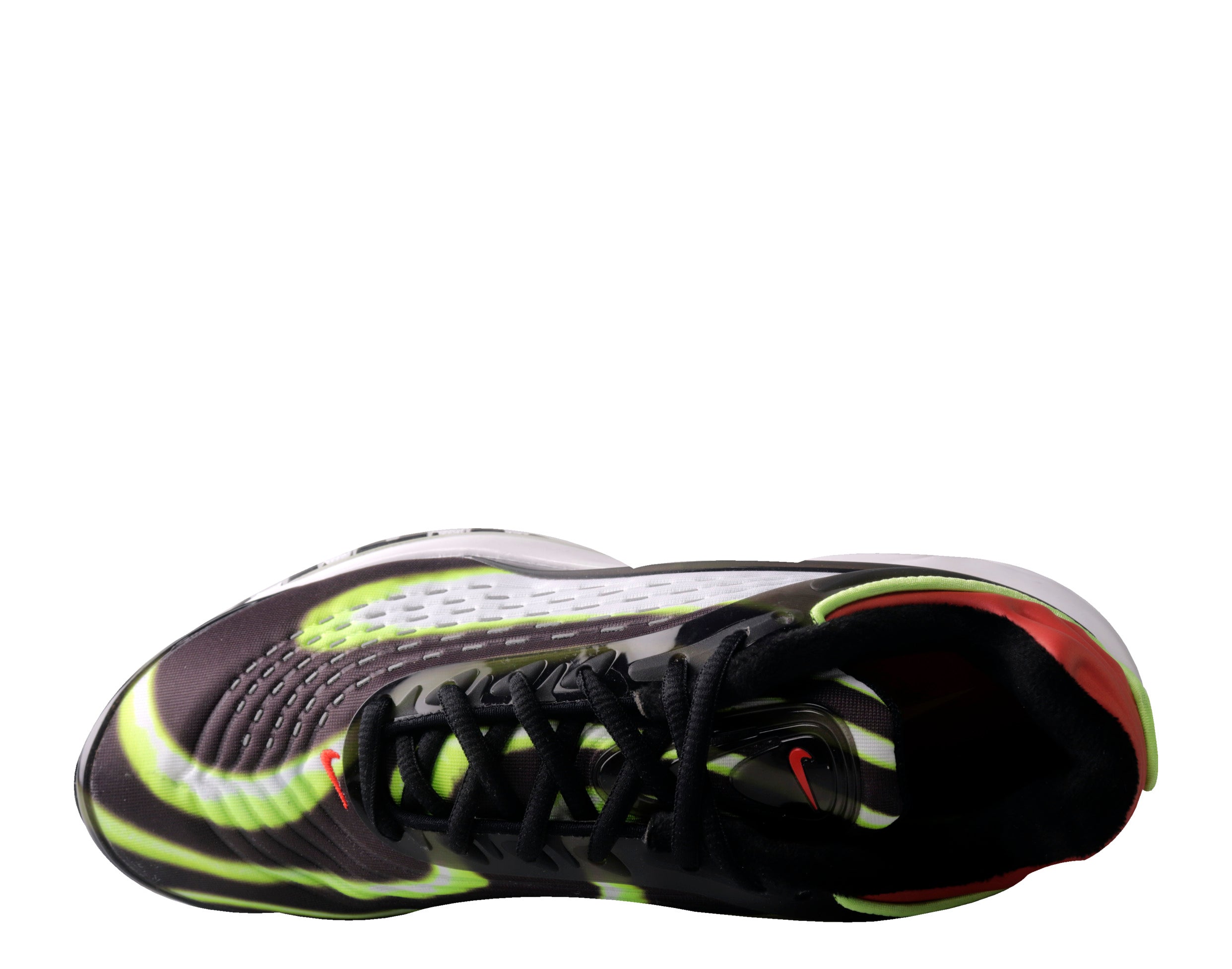 Men's Nike Air Max Deluxe Black/Volt-Red-White Running Shoes AJ7831-003