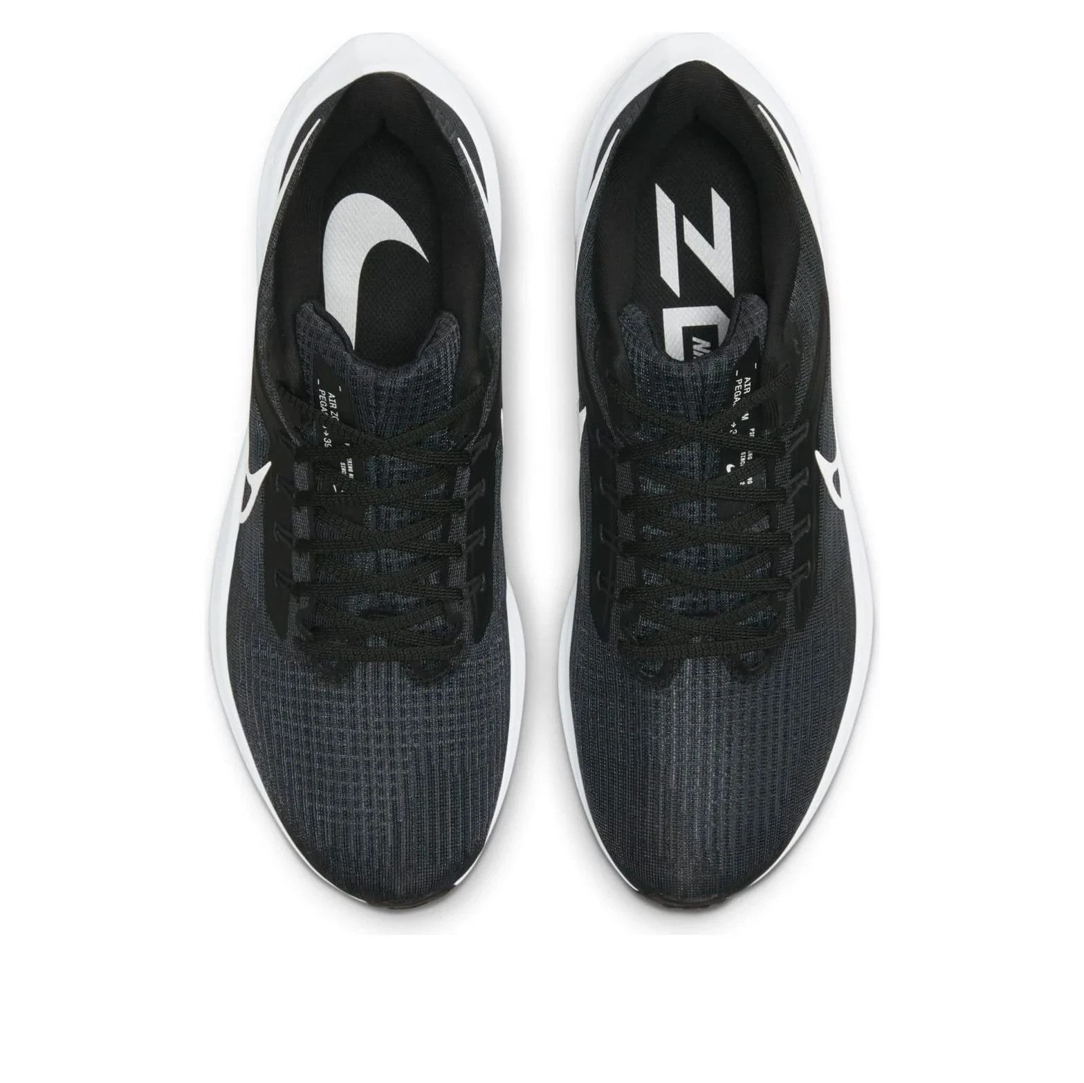Men's Nike Air Zoom Pegasus 39 DH4071-001 Black White Athletic Running Shoes