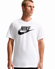 Men's Nike Sportswear Icon Futura T-Shirt White/Black AR5004-101