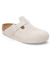 Unisex Boston Soft Footbed Clogs In Antique White