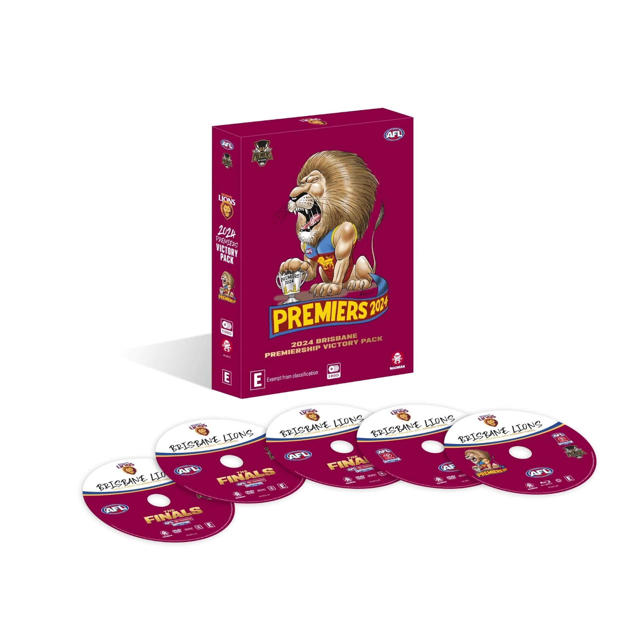 AFL - Premiers 2024 - Brisbane Lions Victory Pack