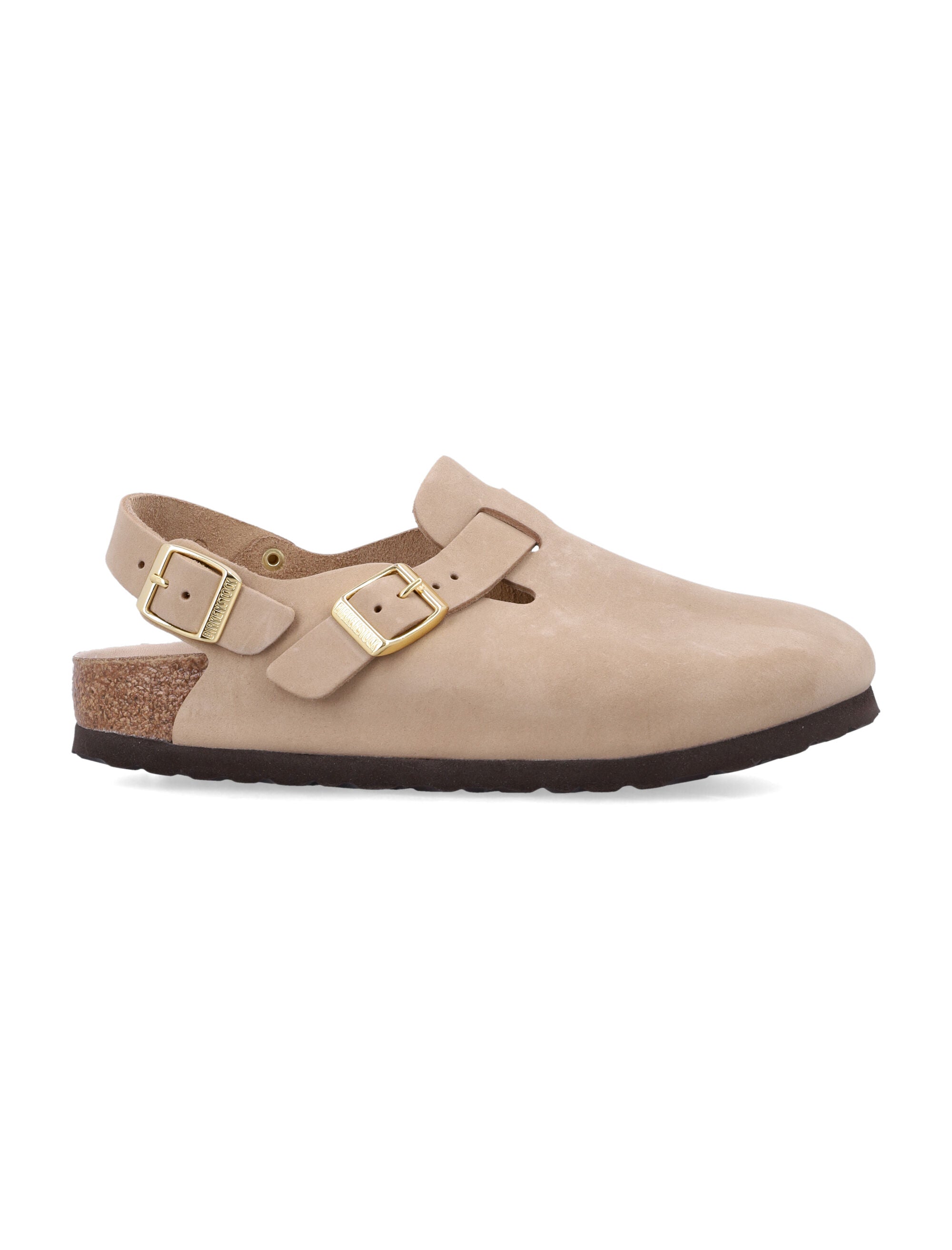Tokio Nubuck Leather Clog Sandals