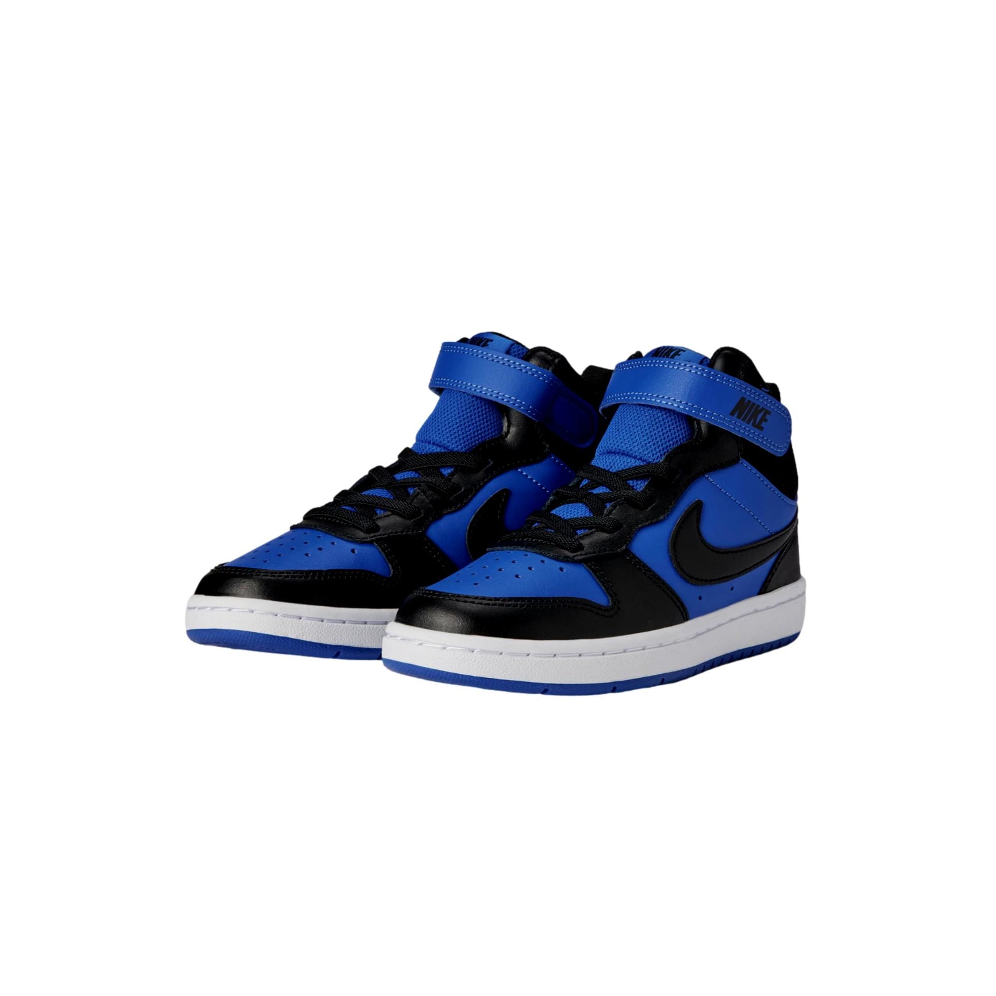 Pre-School Nike Court Borough Mid 2 Game Royal / Black / White CD7783-404
