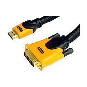 10m Ugly High End HDMI to DVI Cable Lead 24 AWG Shielded OFC Gold Plated
