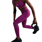 High Waist Pocket Tight In Hot Fuchsia