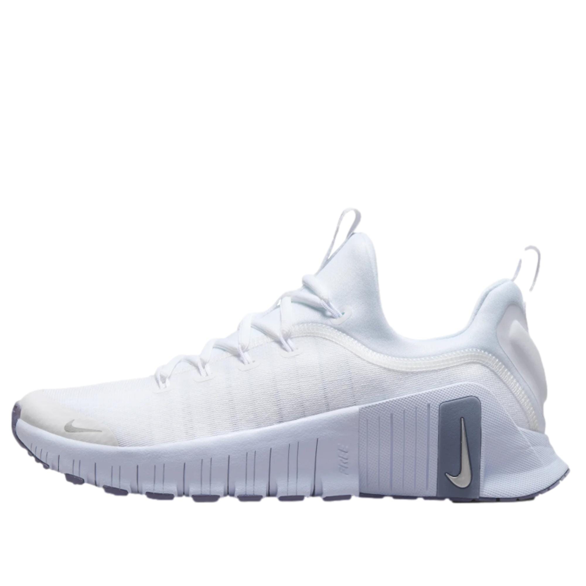 Nike Free Metcon 6 White / Metallic Silver  FJ7126-110 Women's