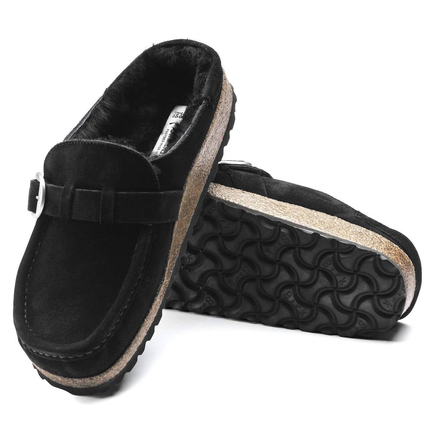 Unisex - Buckley Shearling Clogs - Narrow In Black