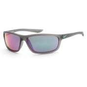 Nike Men's EV1157-033 Dash 58mm Matte Grey Sunglasses