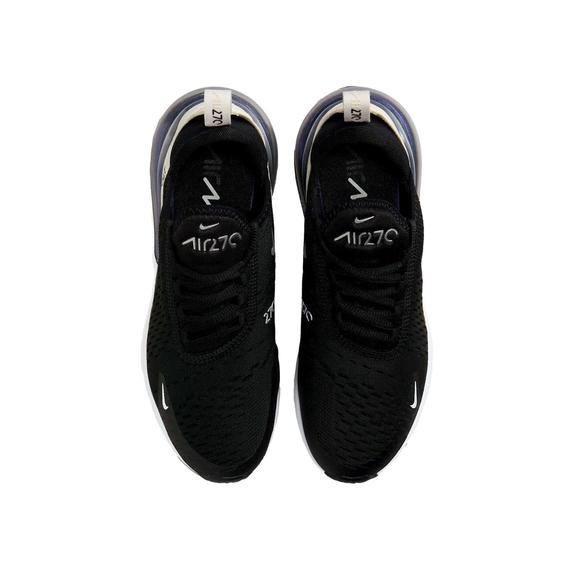 Women's Nike Air Max 270 Black/Metallic Silver-Phantom DZ7736-002
