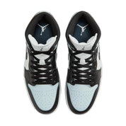 Nike Air Jordan 1 Mid Black / Squadron Blue - Aura - White  DQ8426-002 Men's