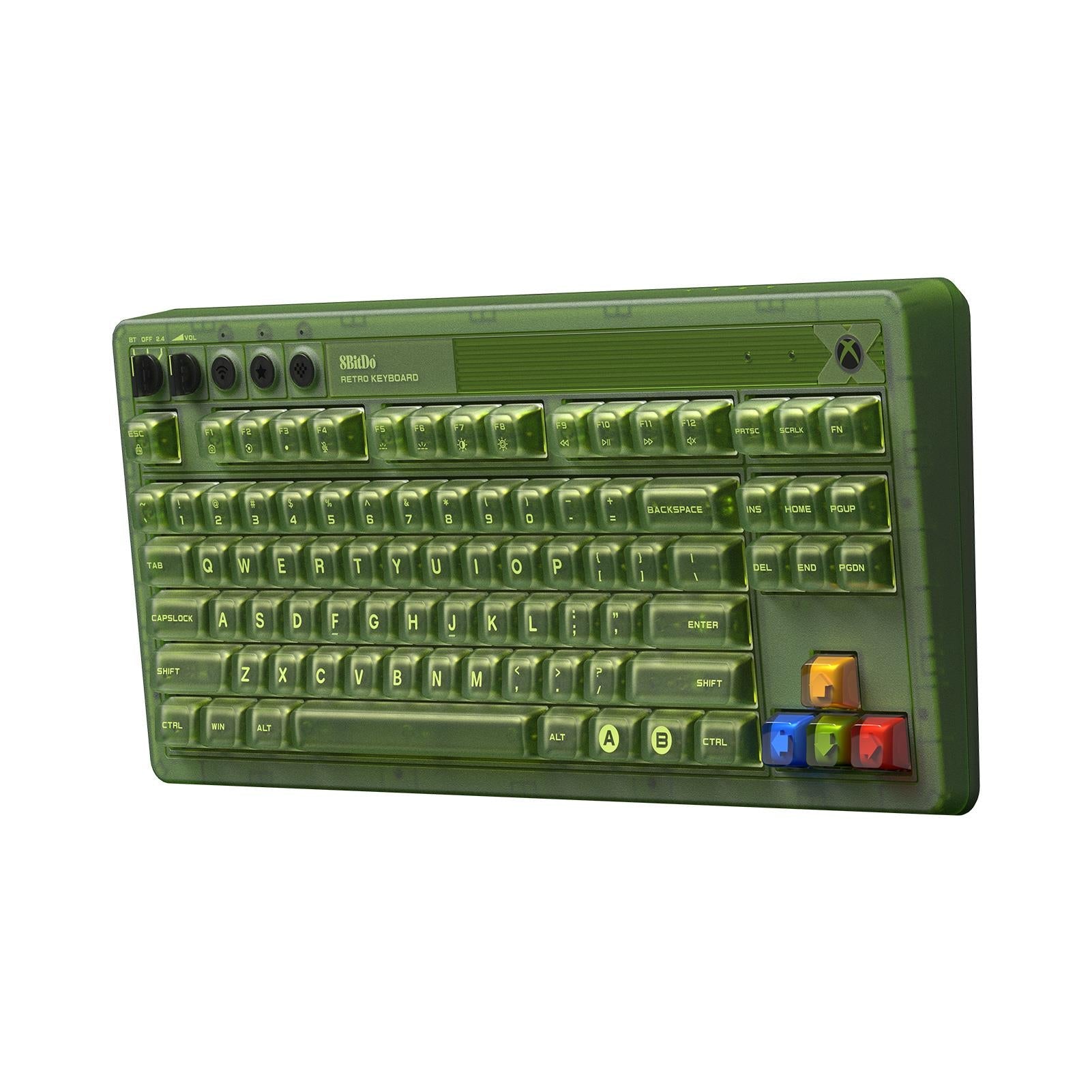 8Bitdo Retro 87 Mechanical Keyboard - Xbox Edition