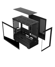 1st Player Mi5 M-ATX ITX PC Gaming Case (Black)