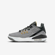 Nike Air Jordan Max Aura 5 DZ4352-007 Sneakers Kids Gray Leather Casual Shoes