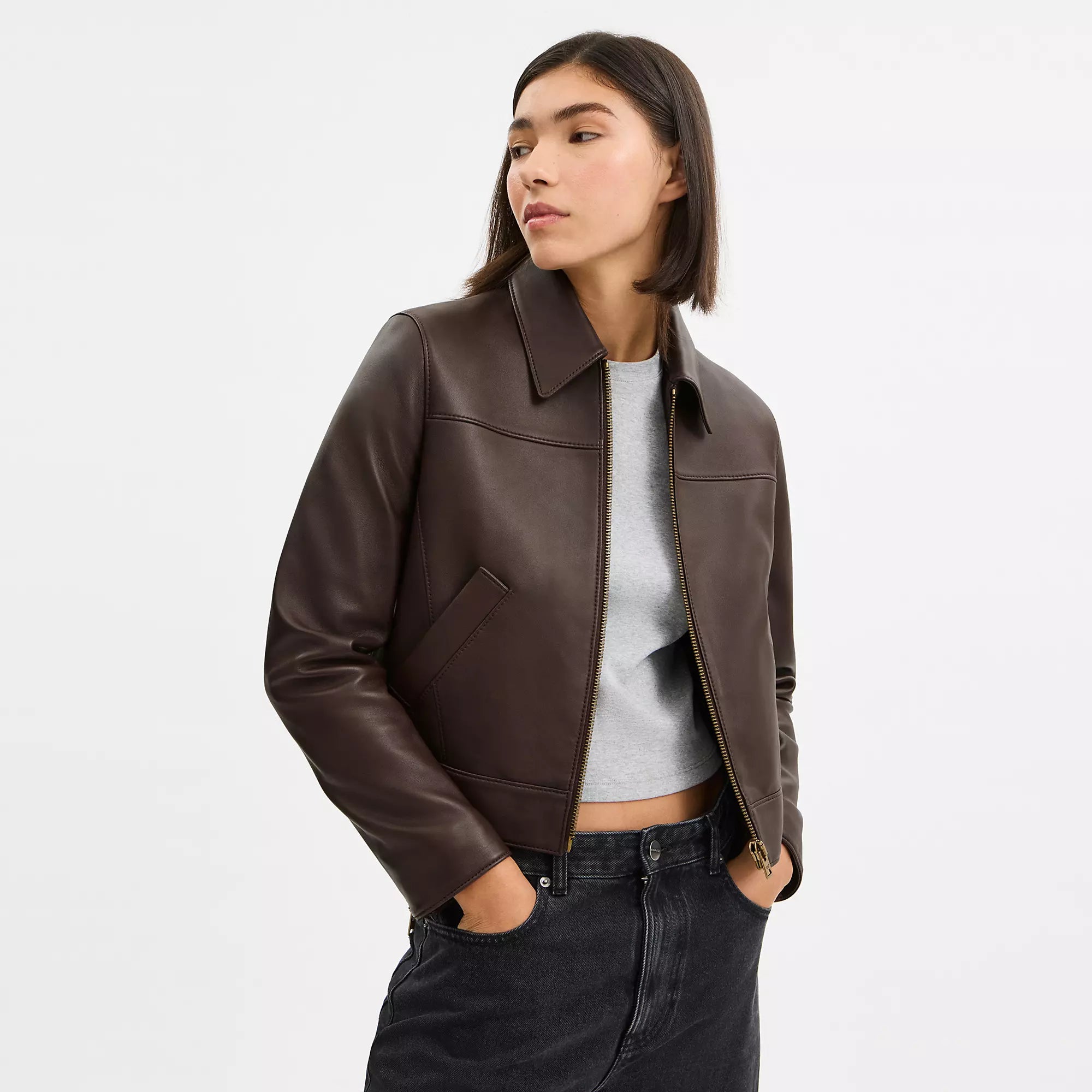 Coach Outlet Leather Jacket