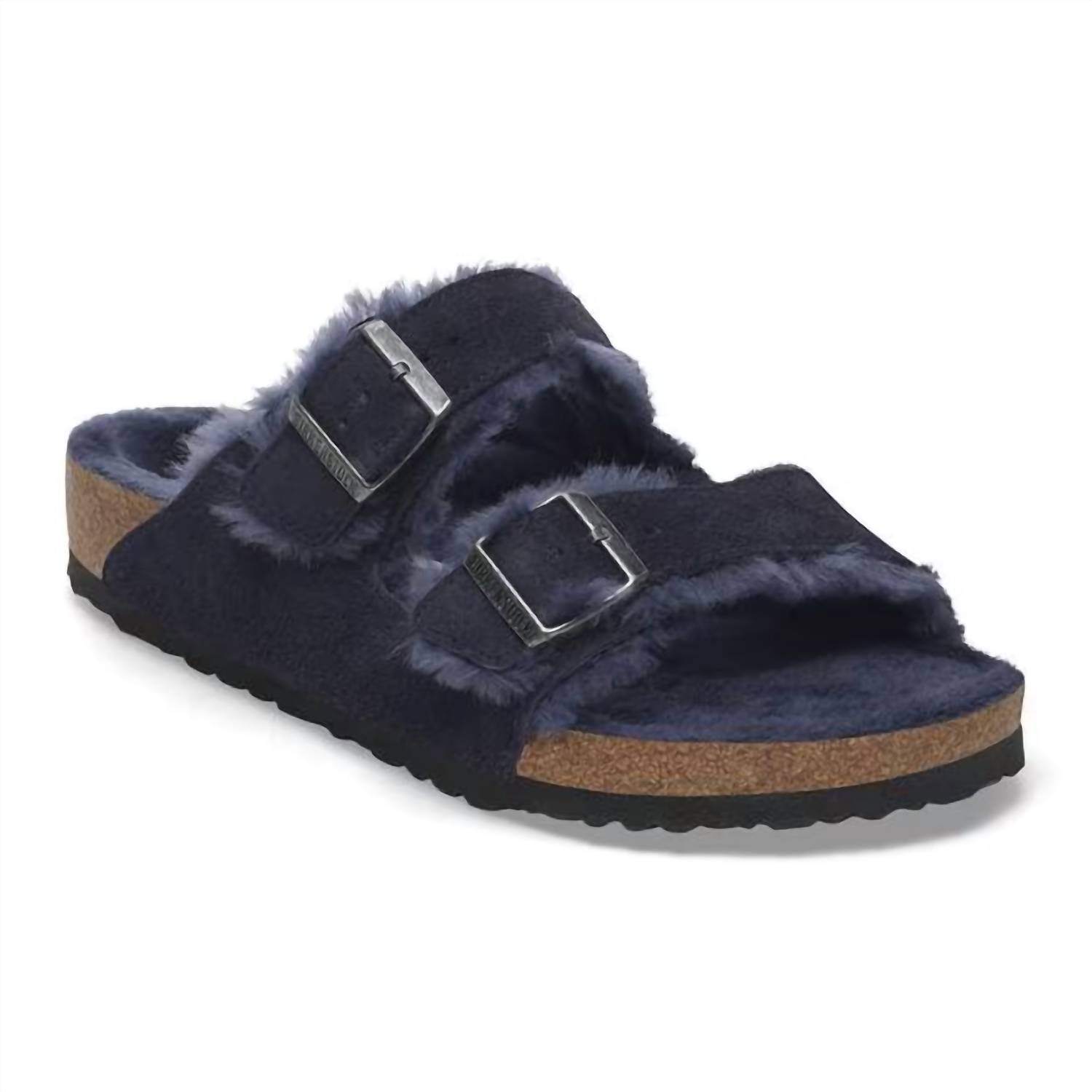 Women's Arizona Shearling Sandal In Midnight