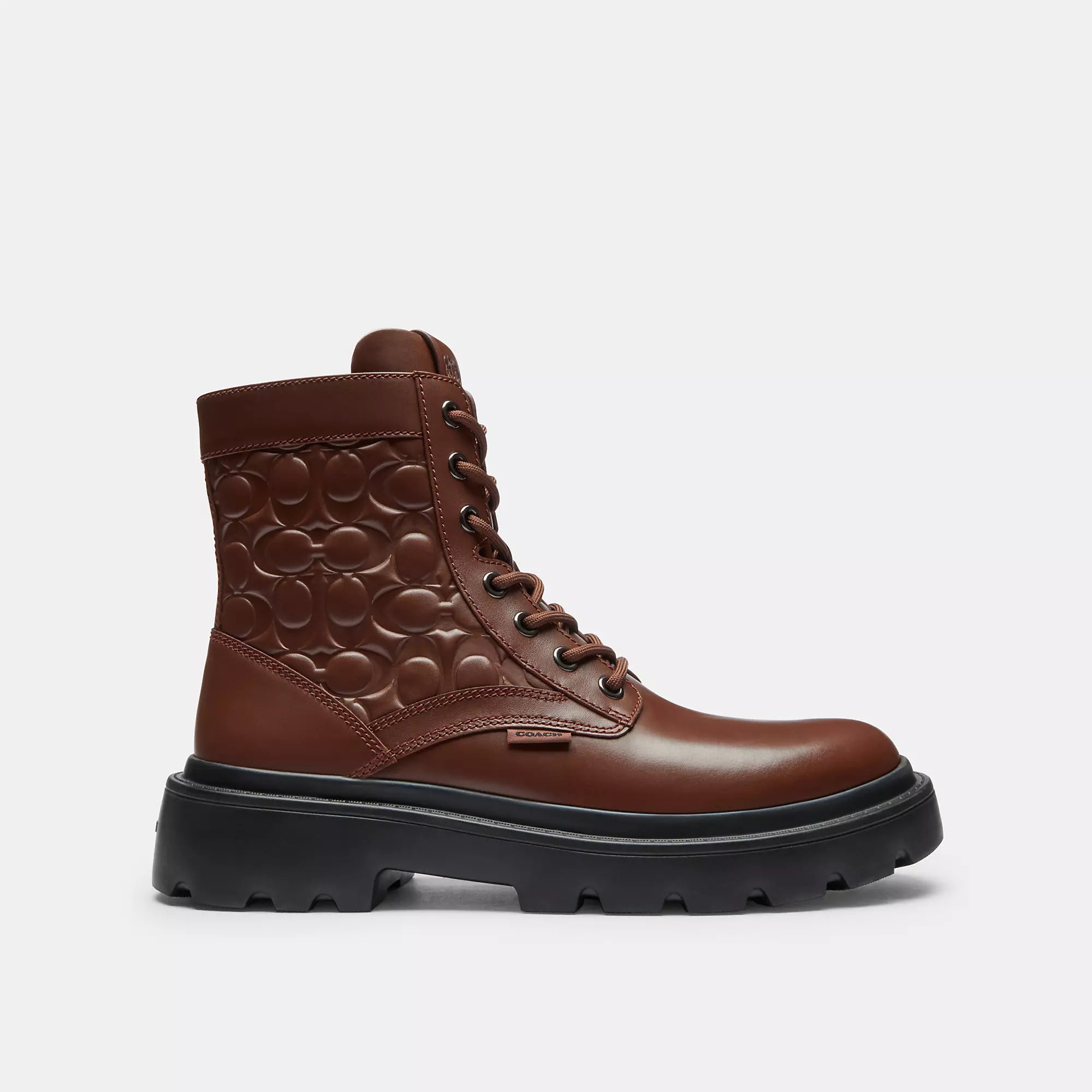 Coach Outlet Combat Boot In Signature Leather