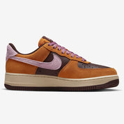 Women's Nike Air Force 1 '07 DZ5629-800 Sneakers Orange Platform Shoes