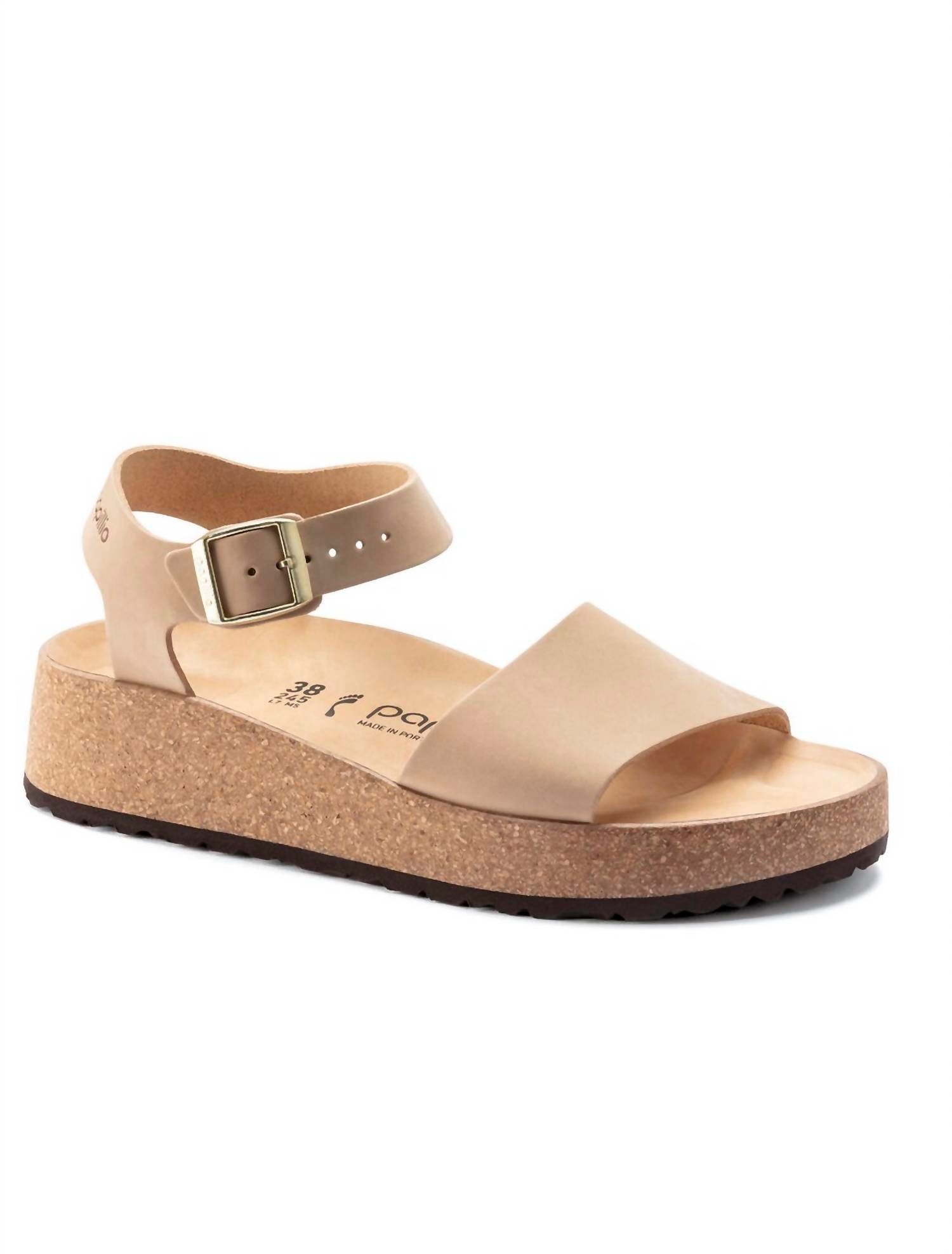 Women's Glenda Nubuck Leather Sandal In Sandcastle