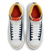 Youth Nike Blazer Mid ' FN6966- White Midnight Navy Grade School Shoes HTAT2