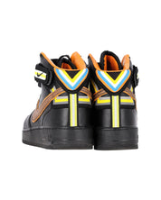 Nike x Ricardo Tisci Air Force 1 Mid Sneakers in Black Leather
