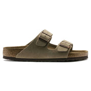 Unisex Arizona Suede Soft Footbed Sandals In Taupe