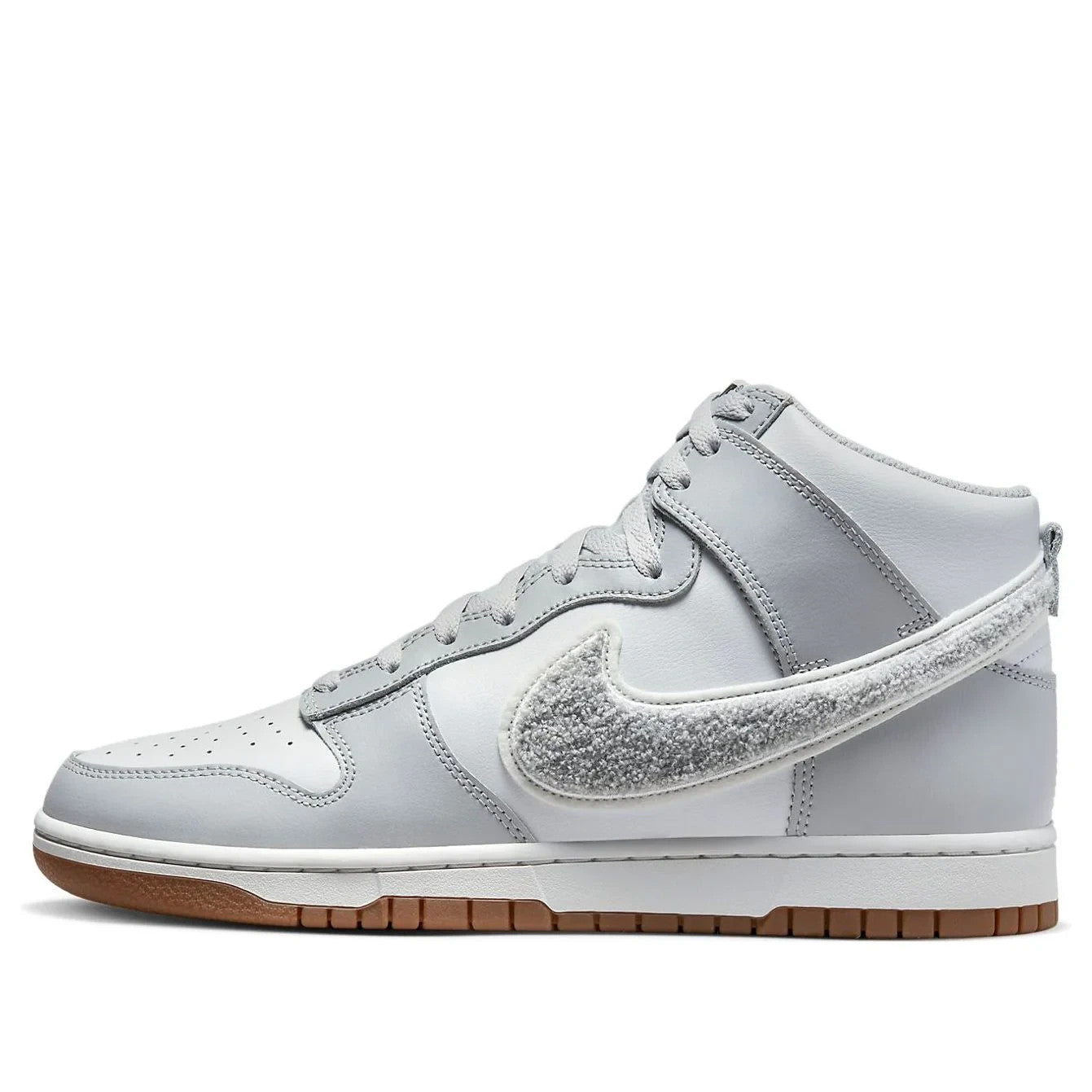 Men's Nike Dunk High Retro DR8805-003 Sneaker Smoke Gray Leather Lifestyle Shoes