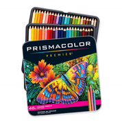 48 Prismacolor Premier Colour Pencils Tin Soft Core Artist