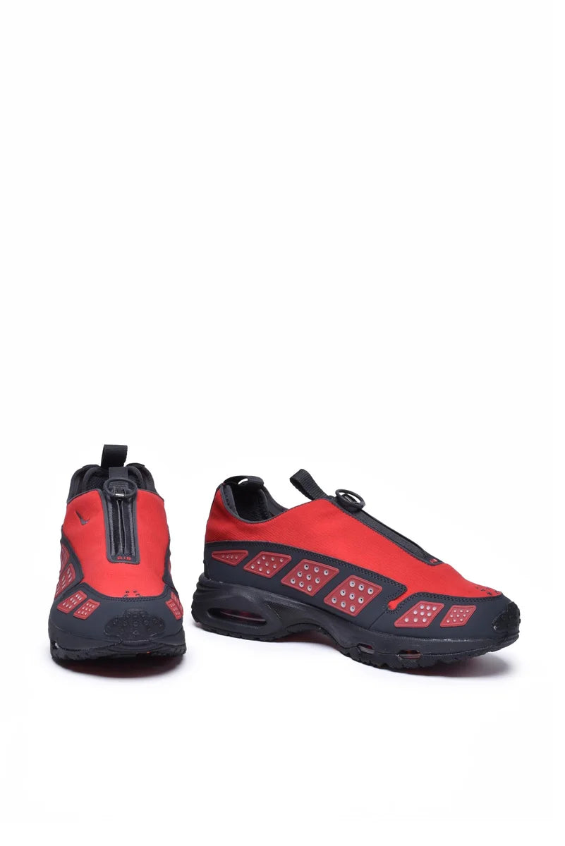 Red/Black Synthetic Rubber Men's Air Max Sneakers