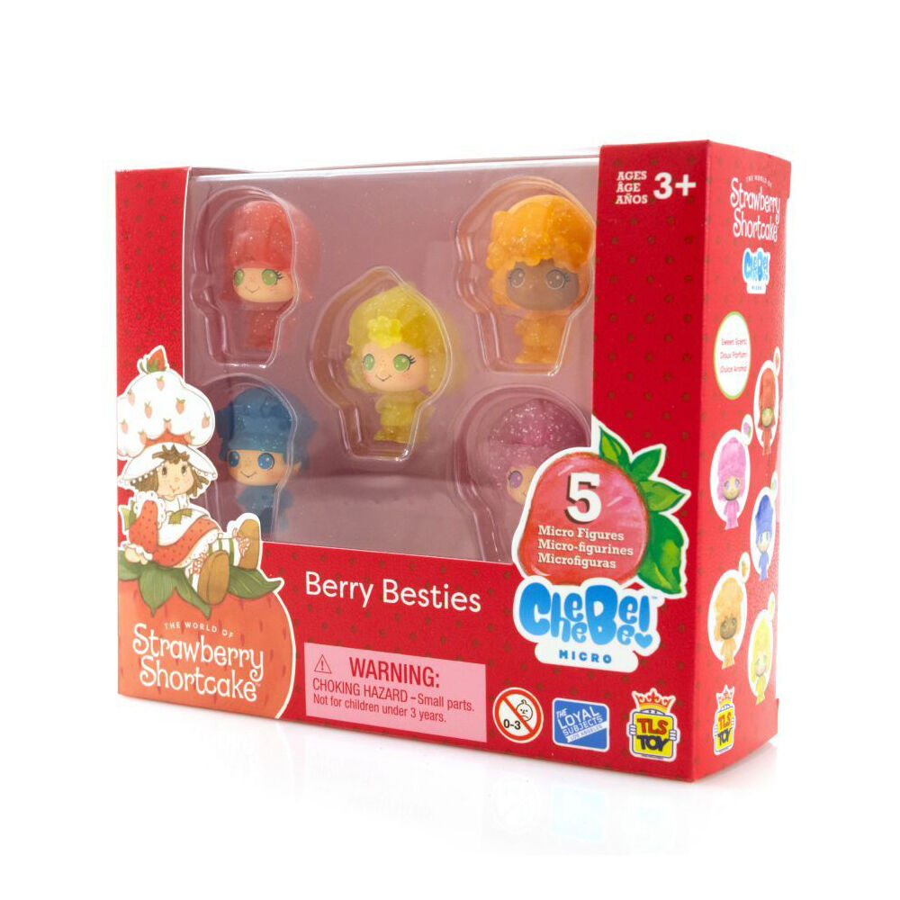 5pc Strawberry Shortcake CheeBee Berry Besties SDCC Exclusive Micro Figures