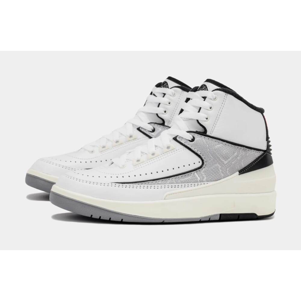 Grade-School Nike Air Jordan 2 Retro White/Fire Red-Black-Sail DQ8562-102