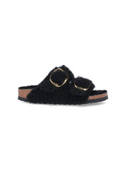 "Arizona Big Buckle Shearling" Sandals