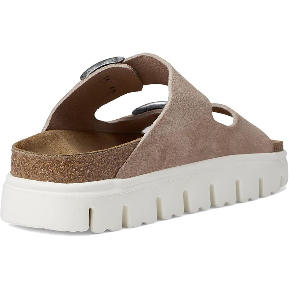Women's Birkenstock Arizona 1024950 Sandal Warm Sand Suede Platform GAL252