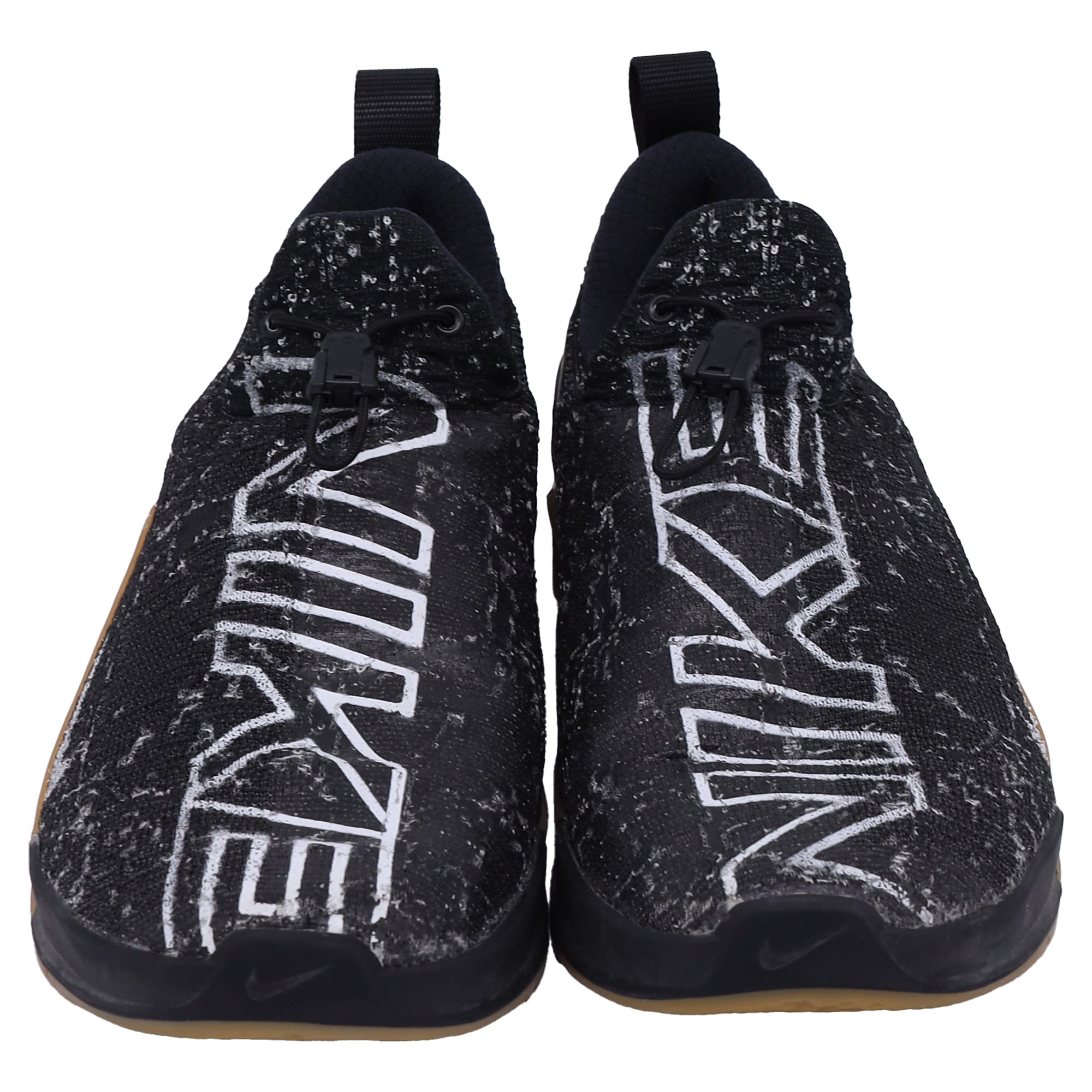 Nike React Metcon Sneakers in Black Gum Polyester