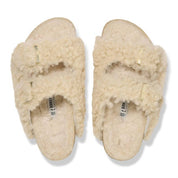 Kids Arizona Shearling Sandals Narrow In Teddy Eggshell