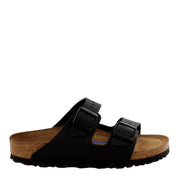 Women's Birkenstock Arizona Black Birko Flora 551253