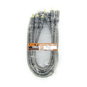 1.5m Ugly Premium Component RGB Video Cable 3 RCA 75 Ohm Shielded OFC Gold Plated