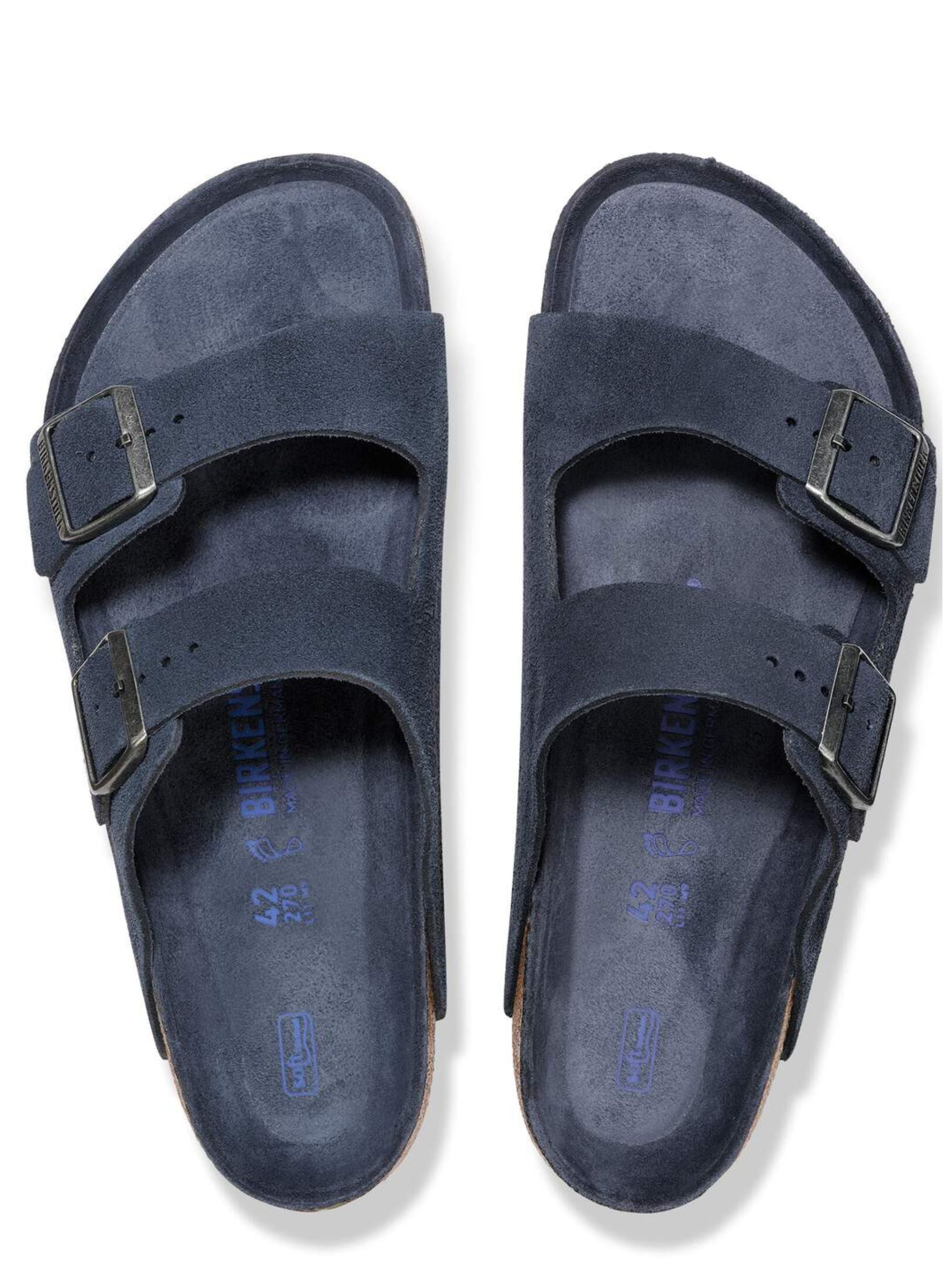 Navy Blue Arizona Strap Slides