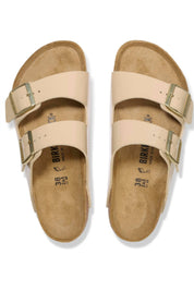 Women's Arizona Two Strap Sandal In Patent Sand Birko Flor