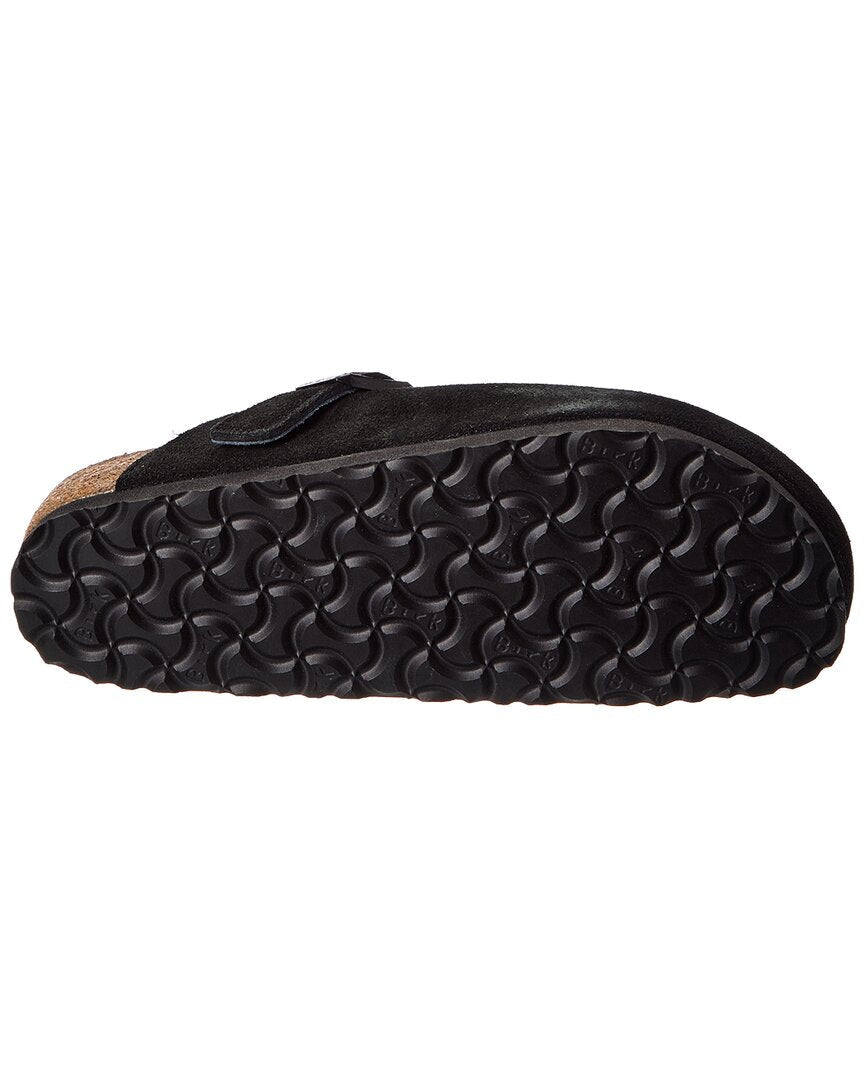 Birkenstock Boston Shearling Suede Sandal