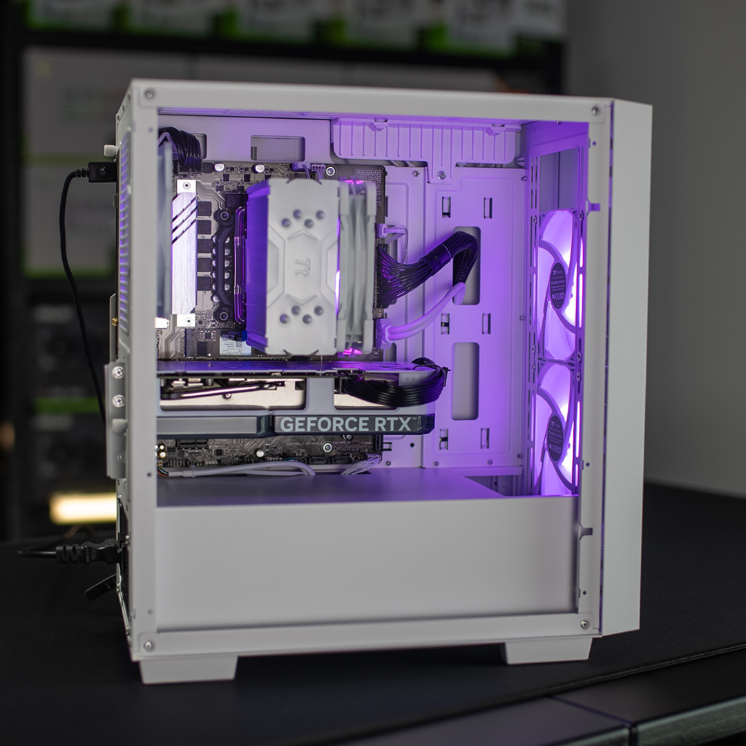 Thermaltake Genesis Ultimate V4 Snow Gaming Desktop PC ( Intel 12400F / RTX 4060 / 16GB RAM)