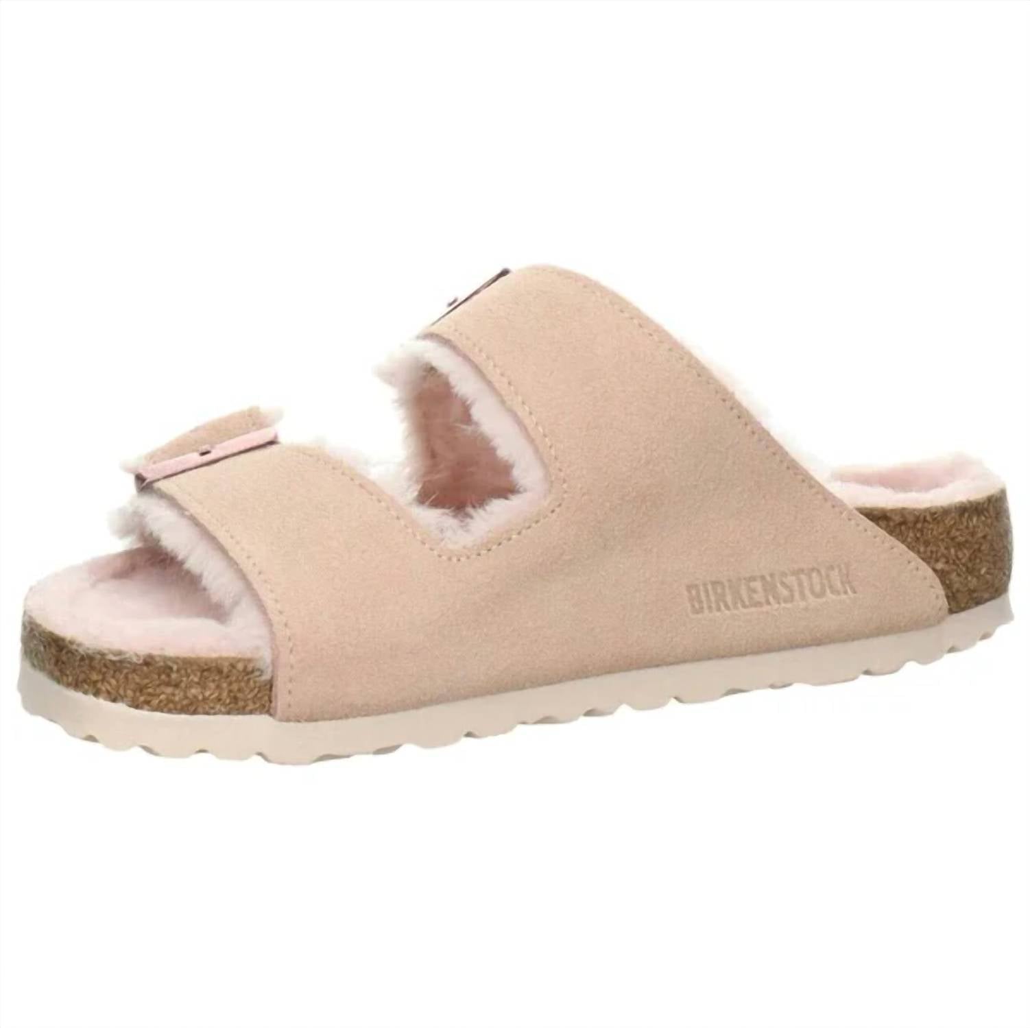 Women's Arizona Shearling Sandal In Light Rose