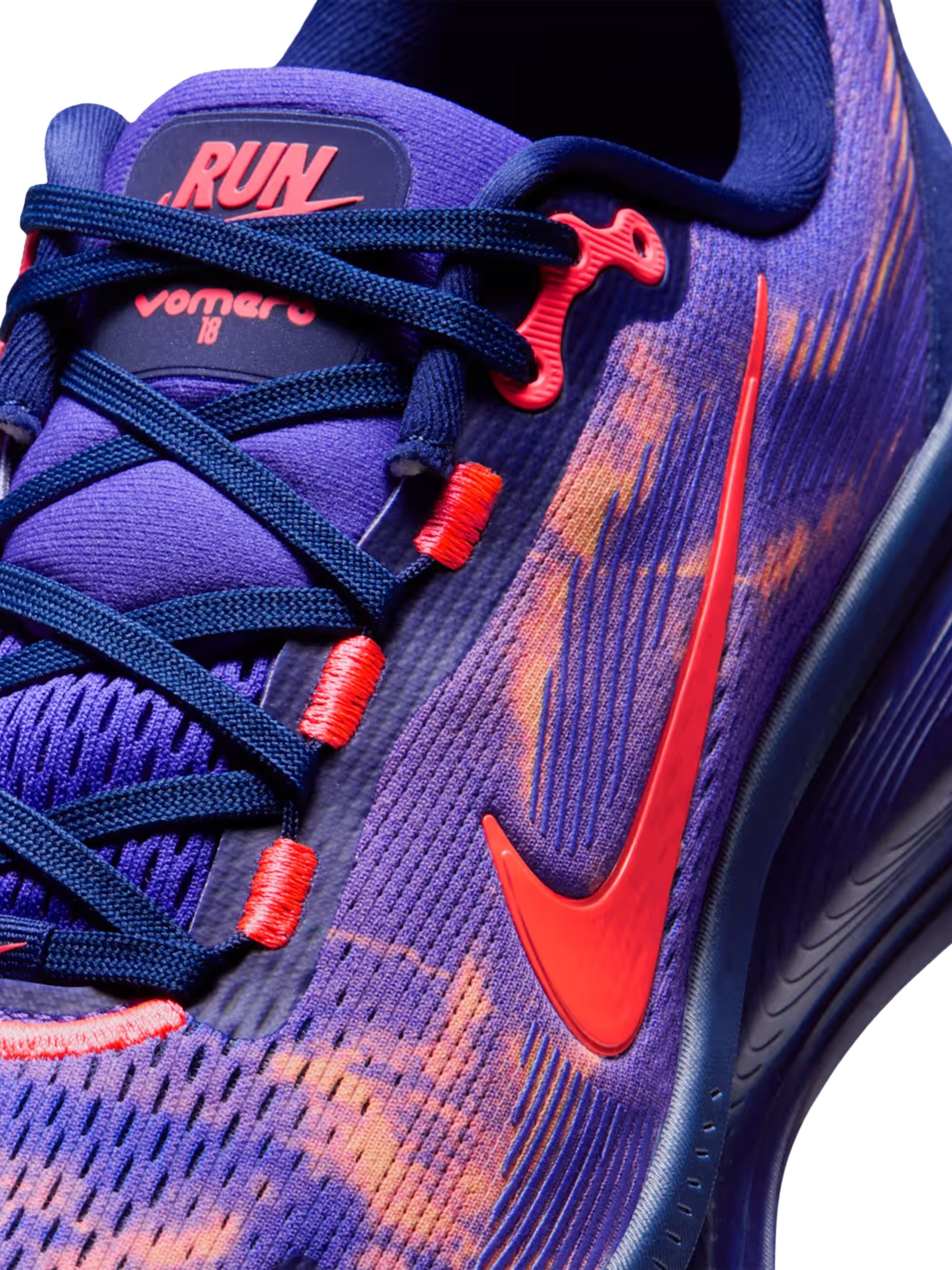 Purple Mesh Vomero 18 Sneakers