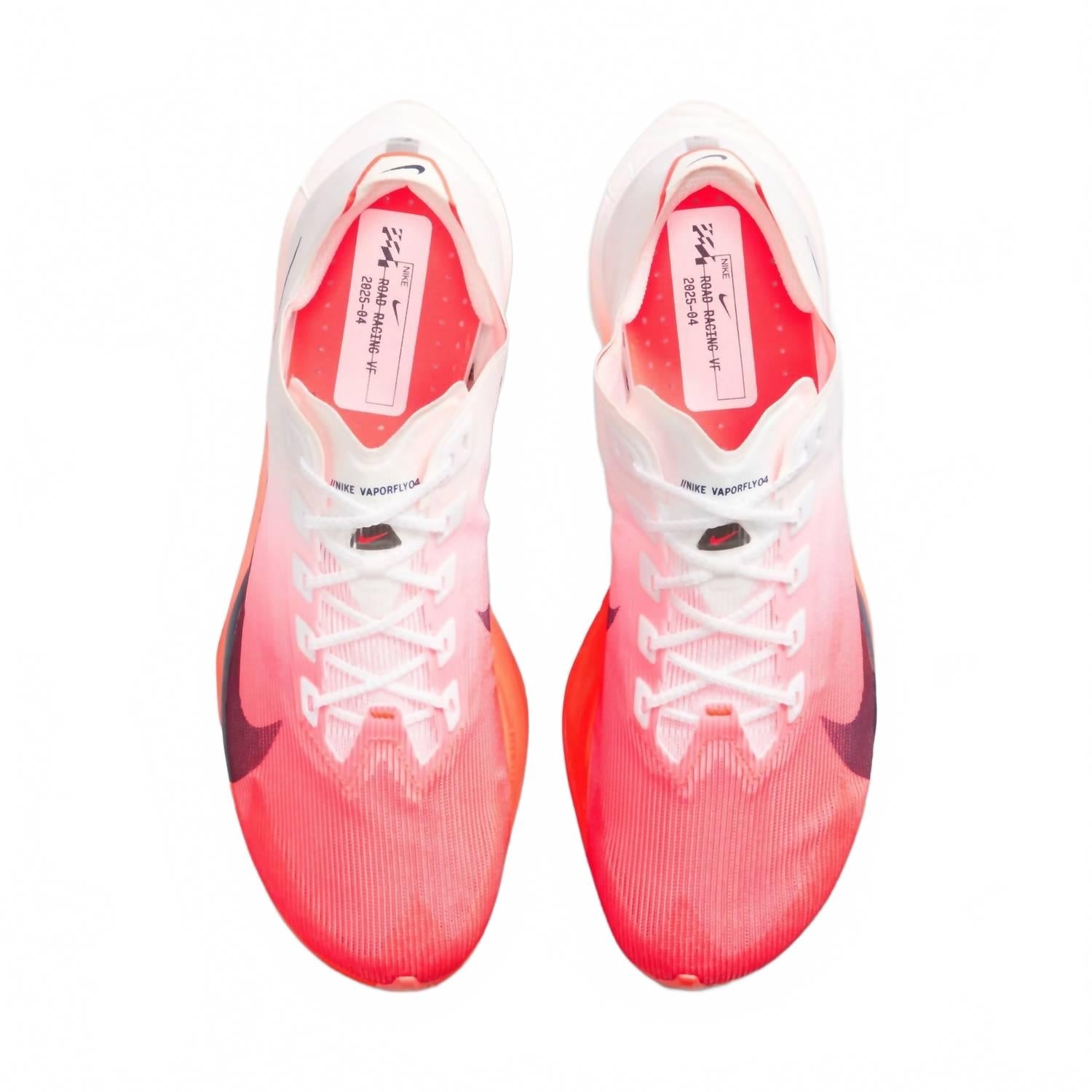 Men's Zoomx Vaporfly Next Shoe In White/midnight Navy/bright Crimson