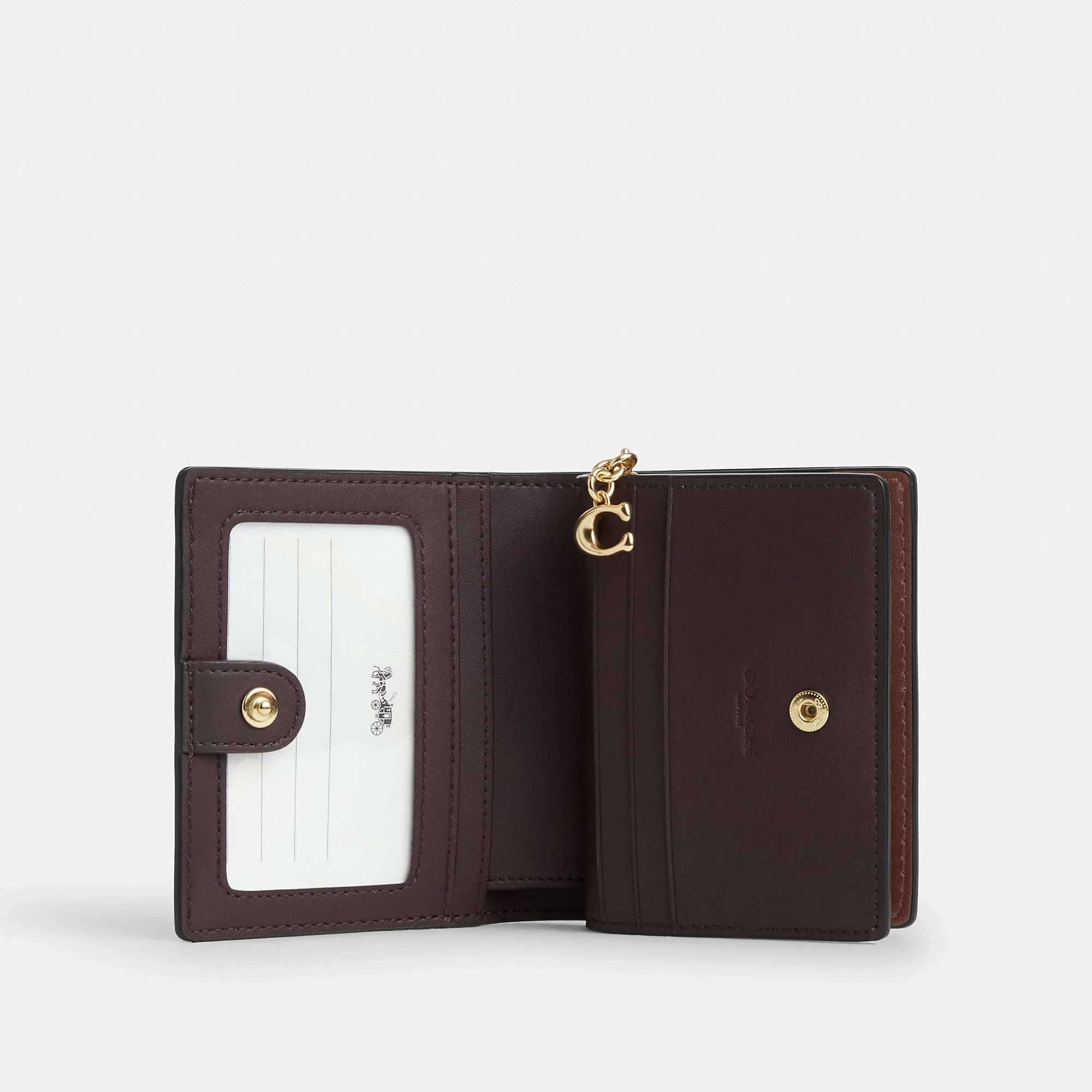 Coach Outlet Snap Wallet In Signature Canvas