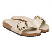 Women's Madrid Big Buckle Sandals In Ecru