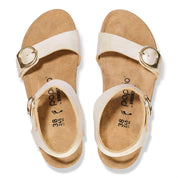 Women's Soley Nubuck Leather Sandal In Metallic Silver